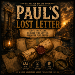 Paul's Lost Letters Escape Room (Ideal for Ages 9–12)
